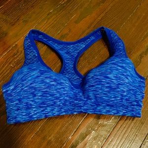 Blue PINK by VS medium padded sports bra